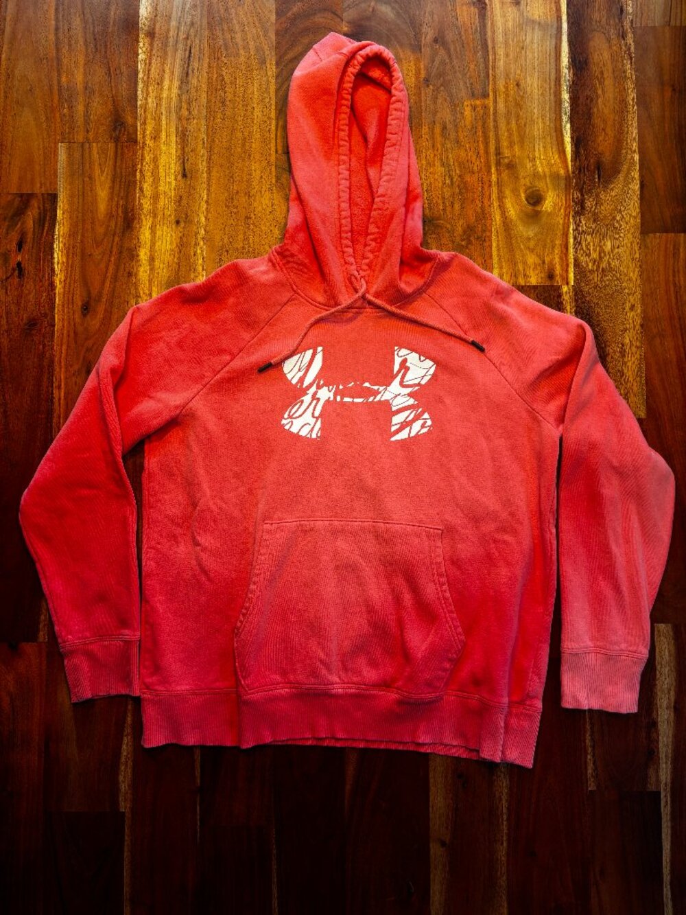 Under Armour Pink Logo Hoodie - L